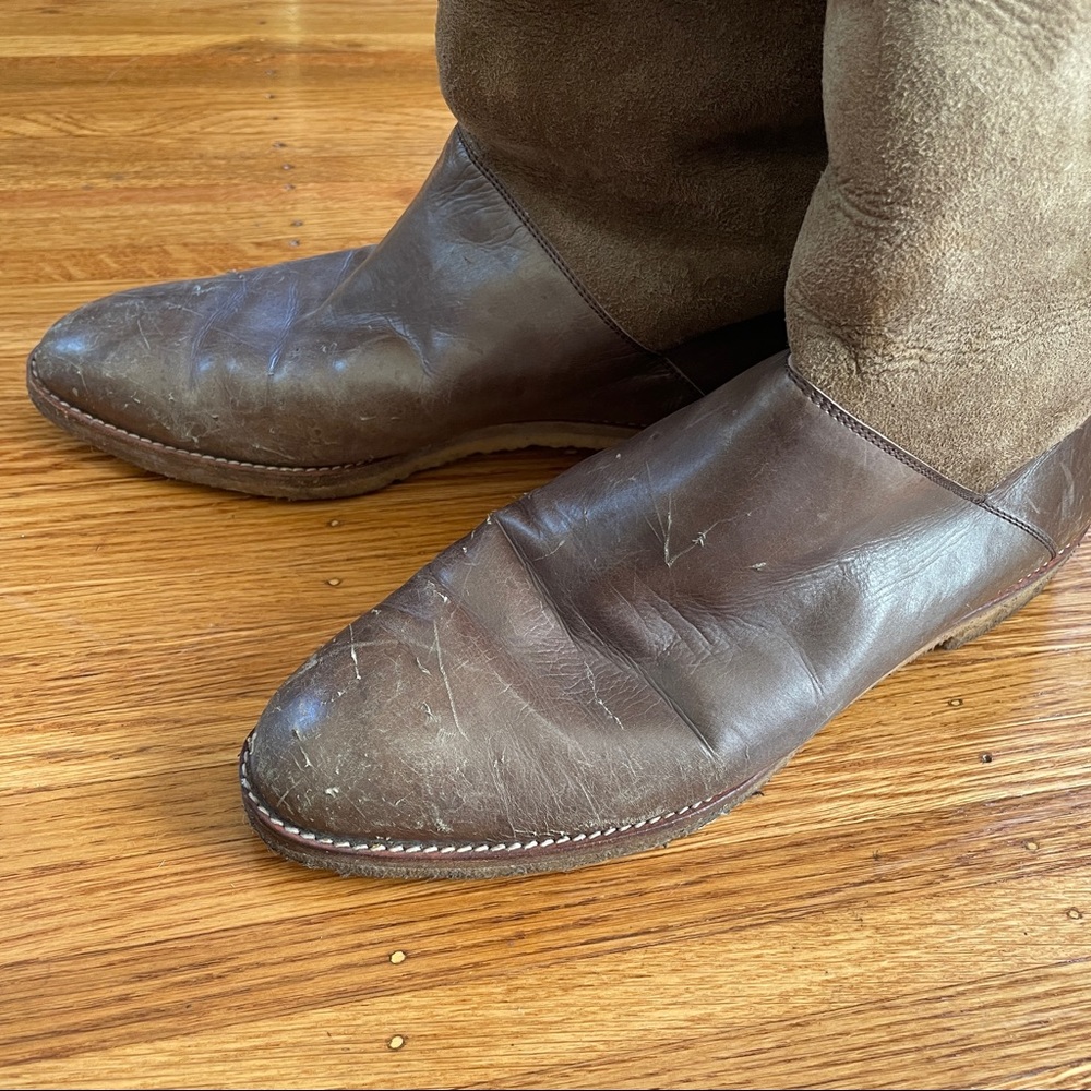Ferragamo Shearling Winter Boots, 9 1/2 B - Picture 5 of 8